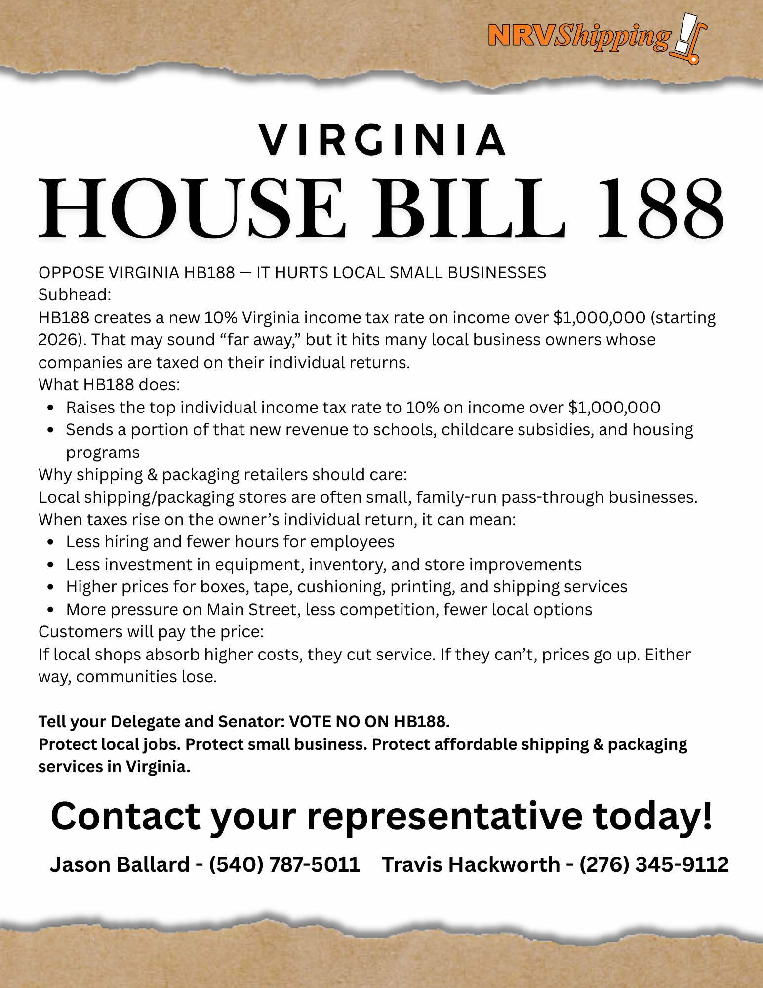 Virginia State House Bill 188