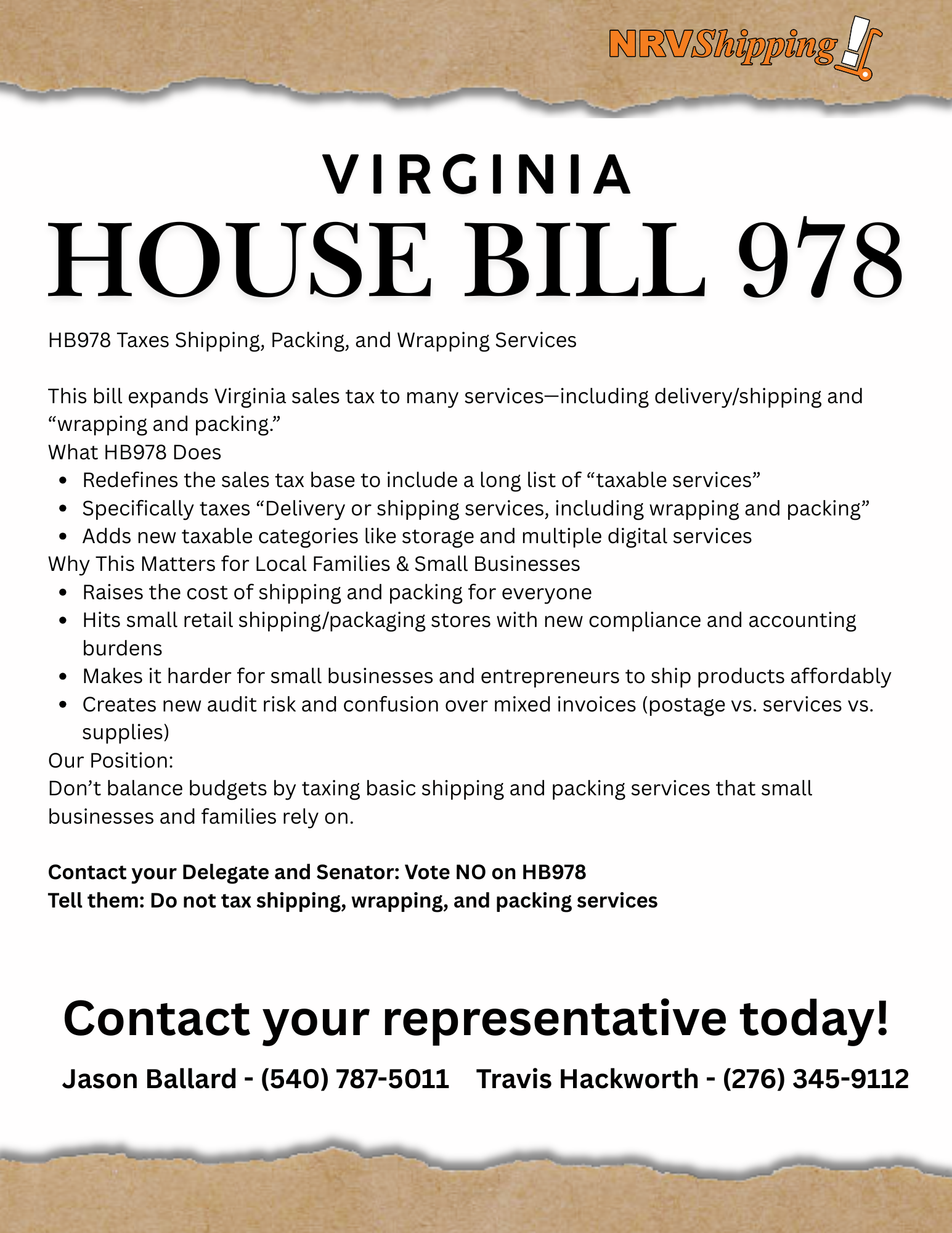 Virginia State House Bill 978